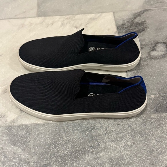 Rothy’s The Original Slip On Sneaker Black Washable Women’s Size 8.5 EUC - Picture 5 of 8